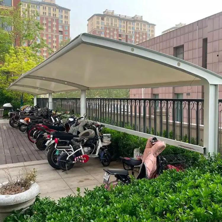 正安县膜结构电动车棚